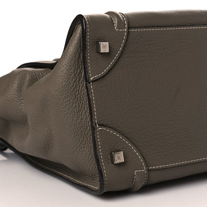 Celine Pebbled Calfskin Mini Luggage Souris 7 of 8