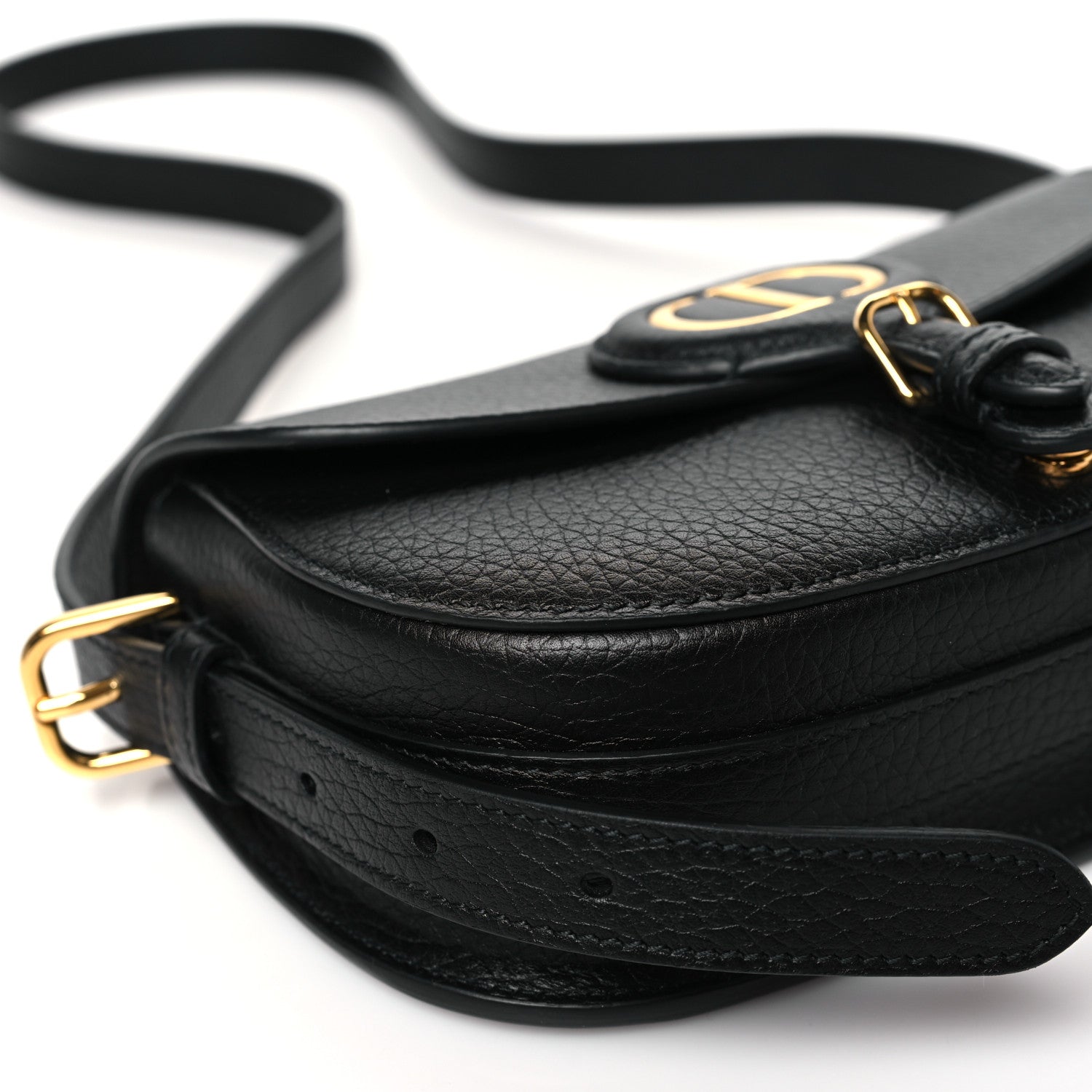 Christian Dior Grained Calfskin East West Bobby Bag Black 9 of 11