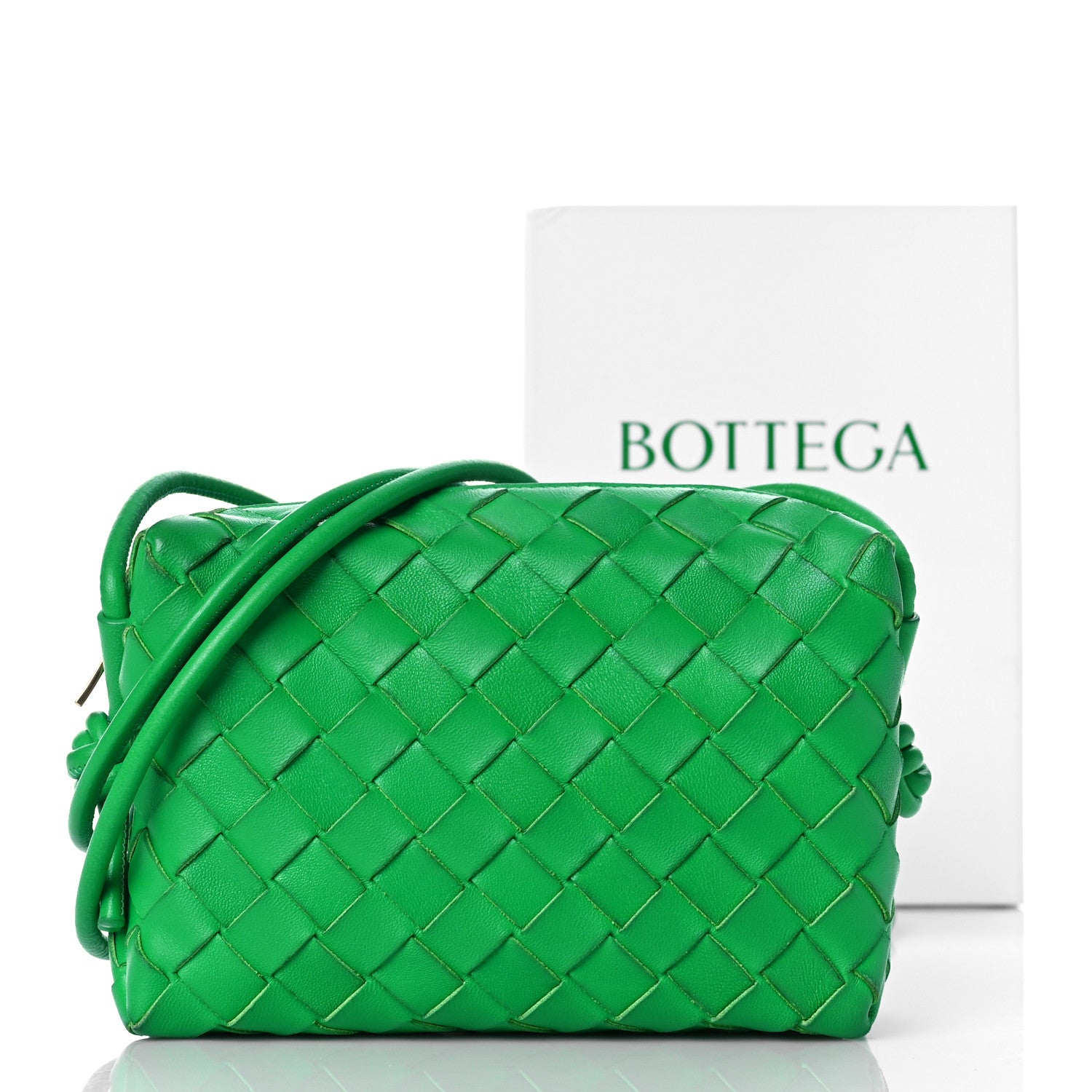 Bottega Veneta Nappa Intrecciato Mini Loop Camera Bag Parakeet 9 of 9
