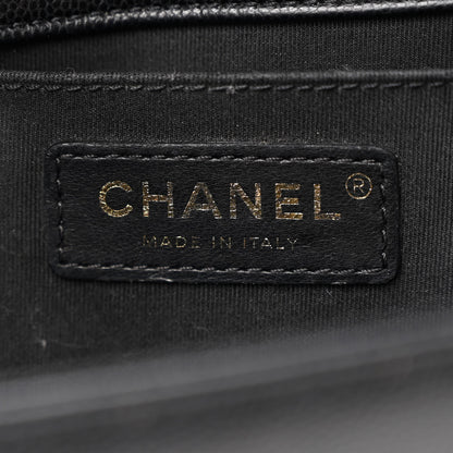 Chanel Caviar Quilted Medium Boy Flap Black 6 of 10