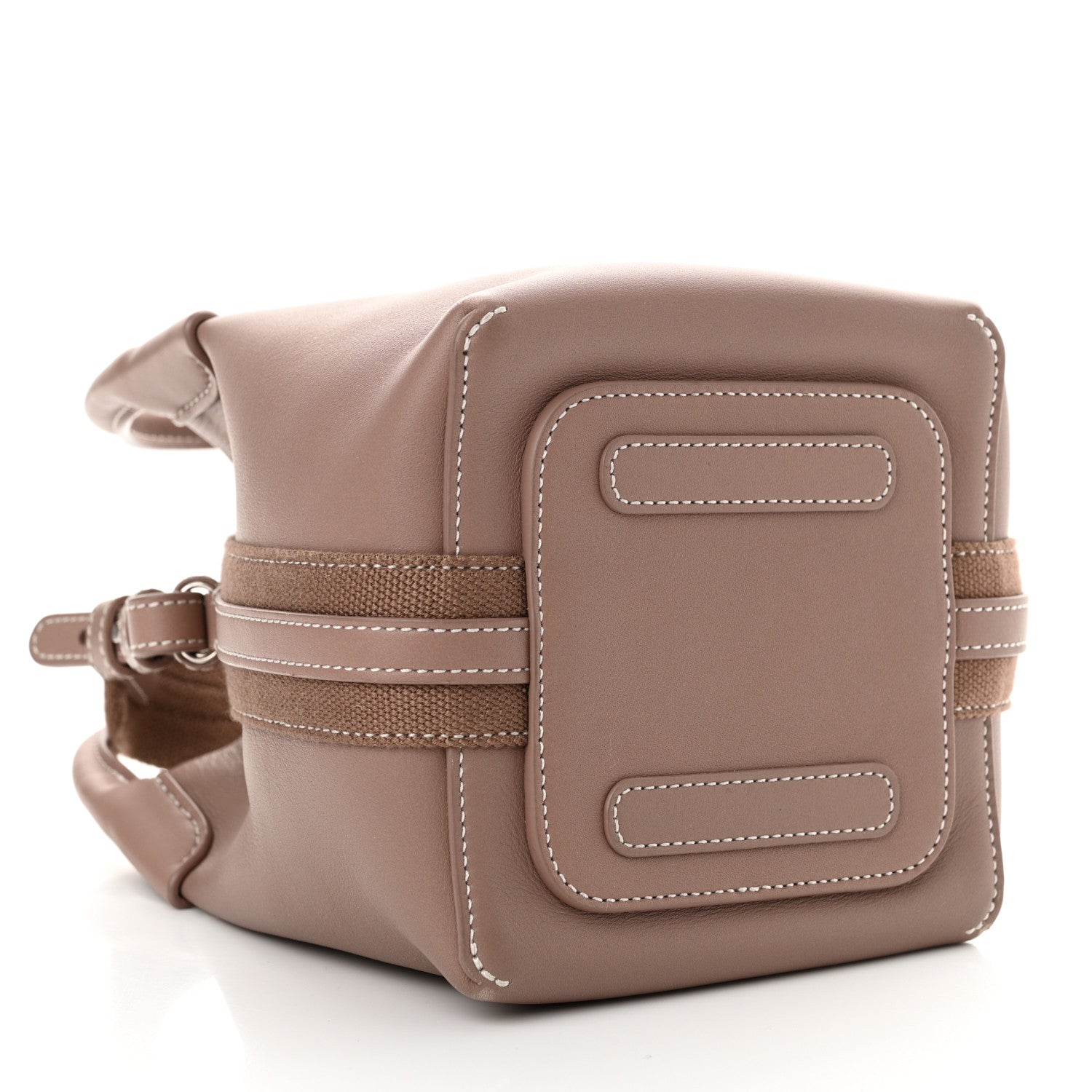 Loro Piana Smooth Calfskin Micro Bale Bag Turtle Rose 4 of 9