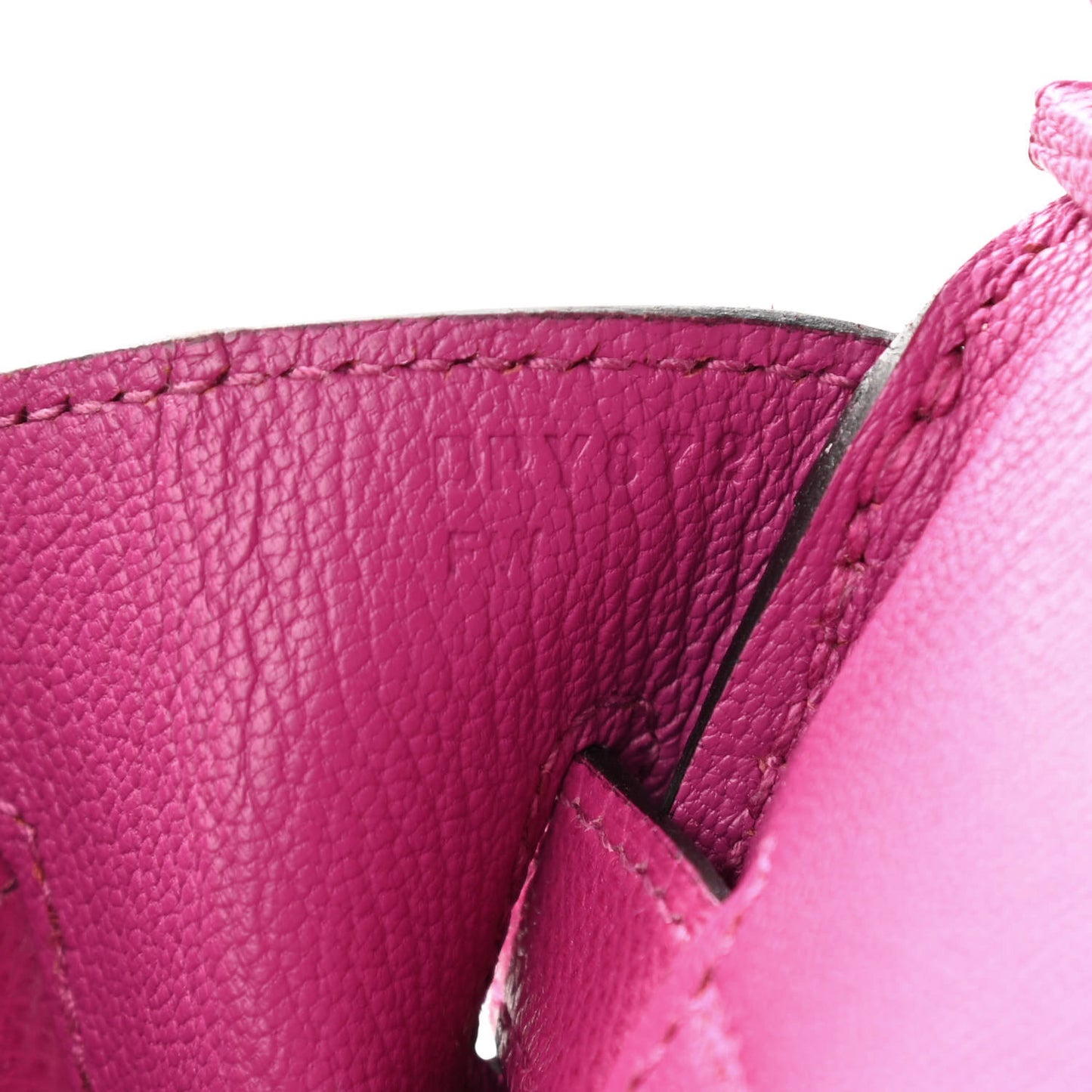 Epsom Birkin 30 Rose Pourpre