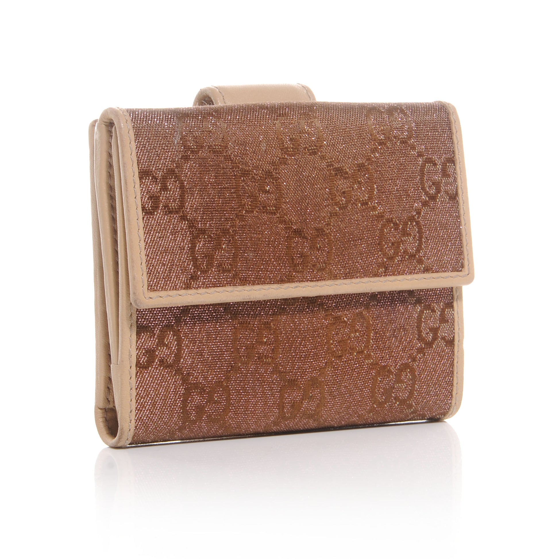 Gucci Monogram Lurex Scarlett Compact Wallet 3 of 7