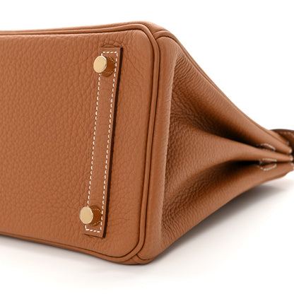 Hermes Togo Birkin 25 Gold 10 of 10