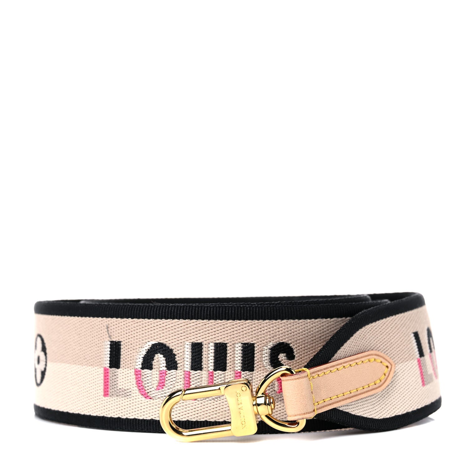 Louis Vuitton Jacquard Speedy Bandouliere 20 Shoulder Strap Black 1 of 5