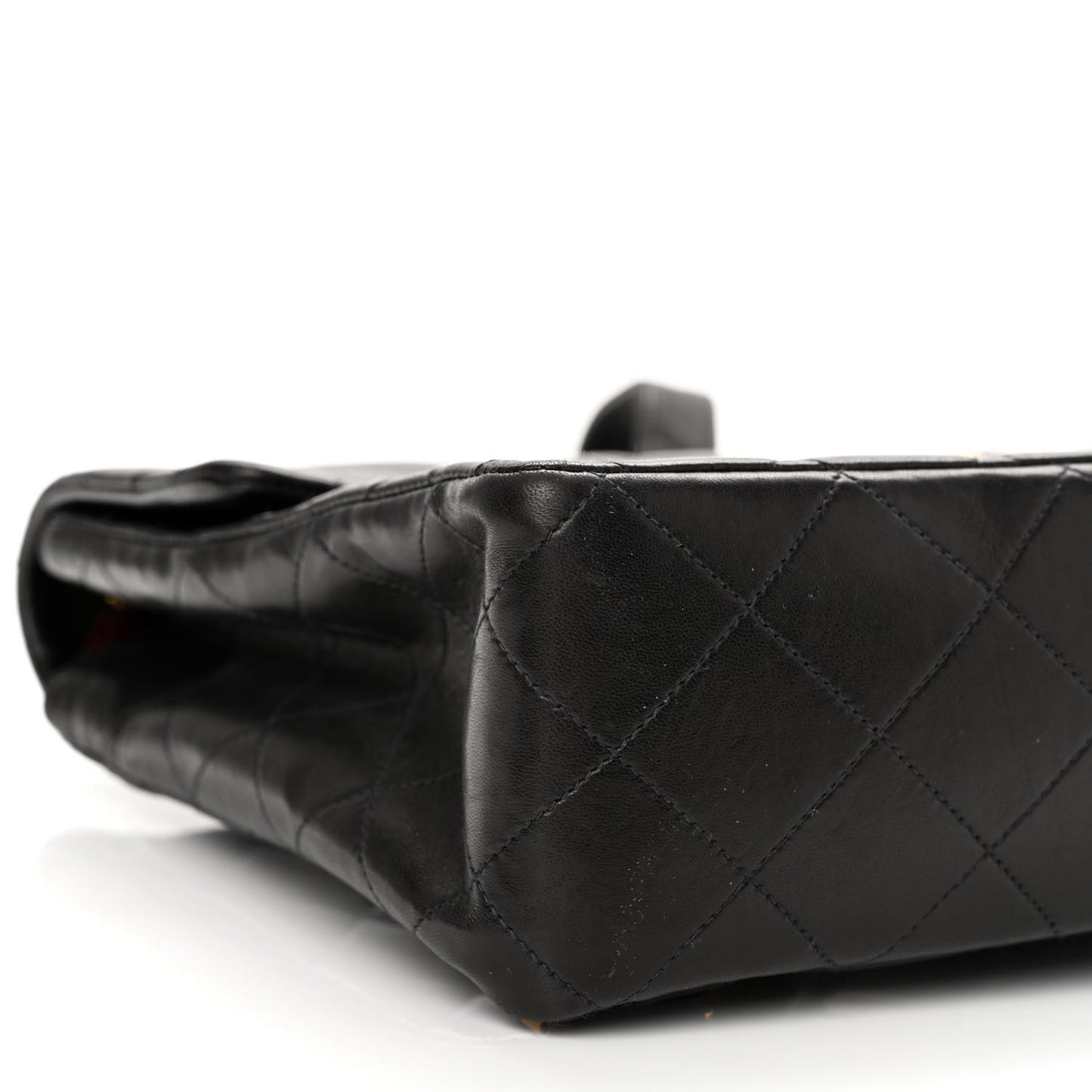 Lambskin Quilted Backpack Black
