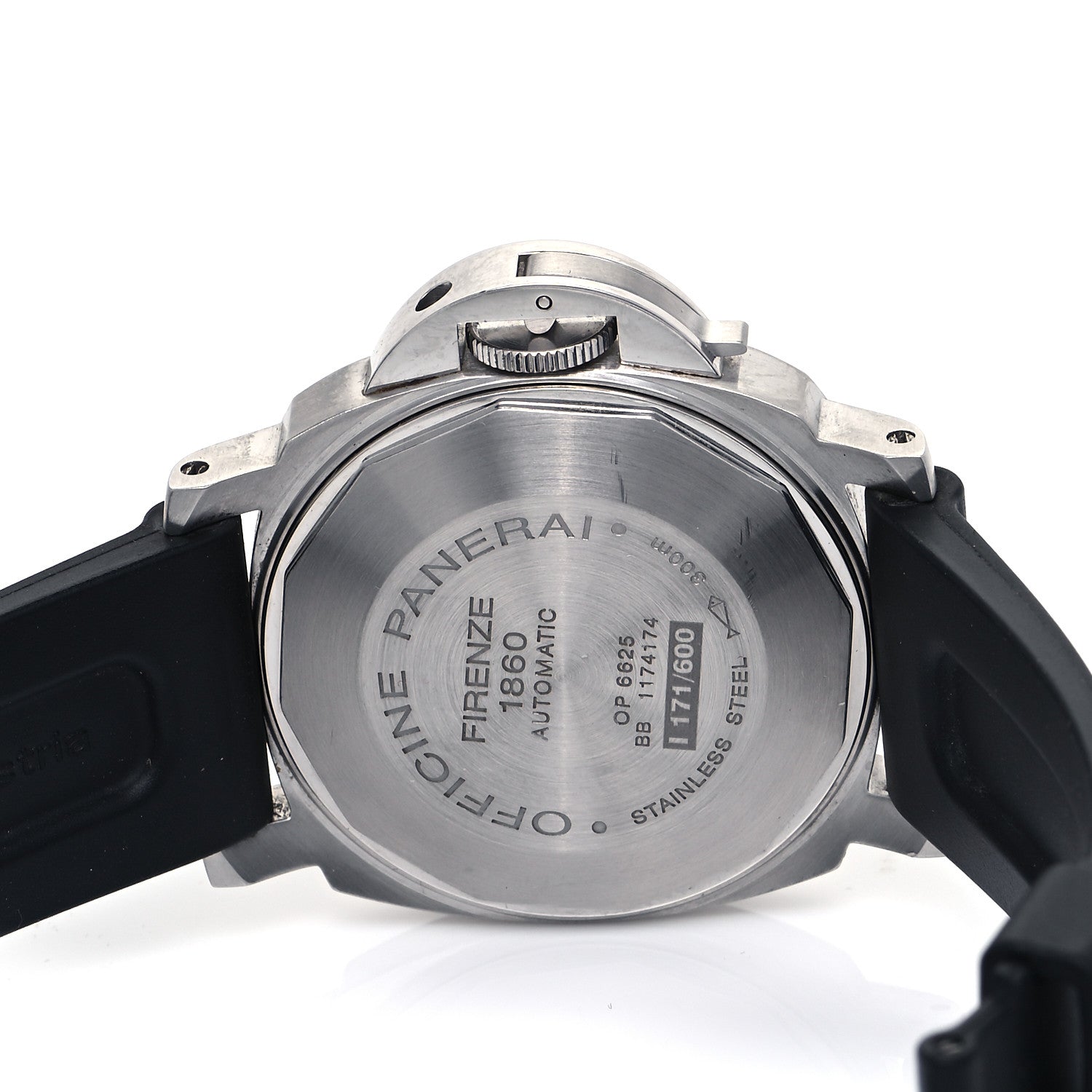 Panerai Stainless Steel Rubber 40mm Luminor Marina Automatic Watch Blue PAM00119 5 of 6