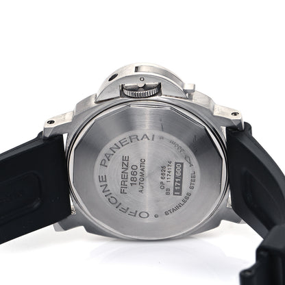 Panerai Stainless Steel Rubber 40mm Luminor Marina Automatic Watch Blue PAM00119 5 of 6