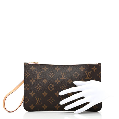 Louis Vuitton Monogram Neverfull MM GM Pochette Rose Ballerine 2 of 8
