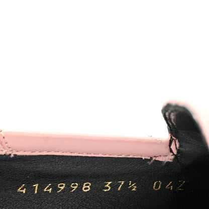 Gucci Lambskin Womens Brixton Horsebit Loafers 37.5 Perfect Pink 8 of 15