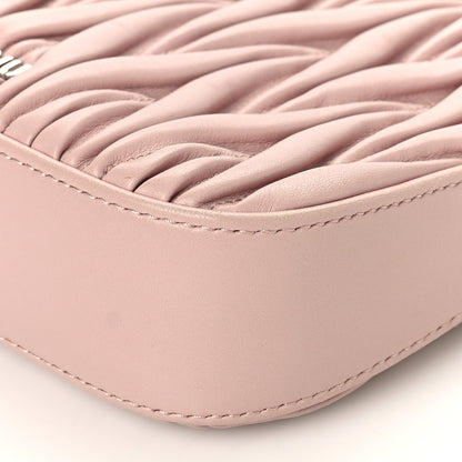 Miu Miu Nappa Matelasse Sassy Handbag Opale 9 of 9