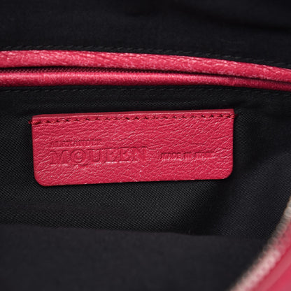 Alexander McQueen Calfskin De Manta Clutch Fuchsia 6 of 15