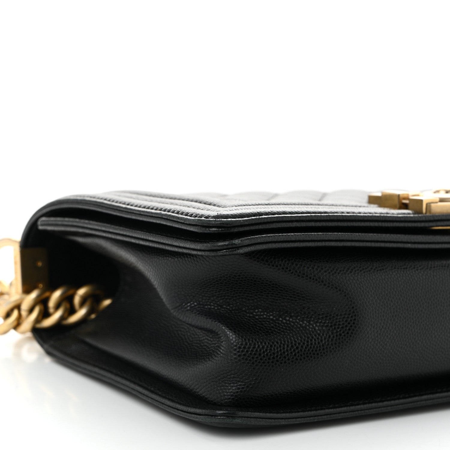 Chanel Caviar Quilted Medium Boy Flap Black 9 of 11