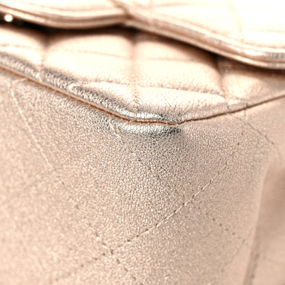 Chanel Metallic Lambskin Quilted Mini Square Flap Gold 8 of 11