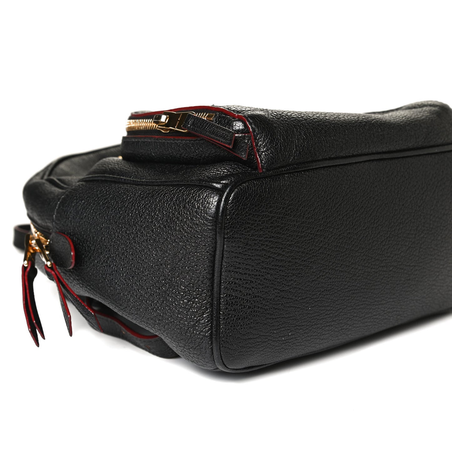 Goatskin Madras Backpack Black
