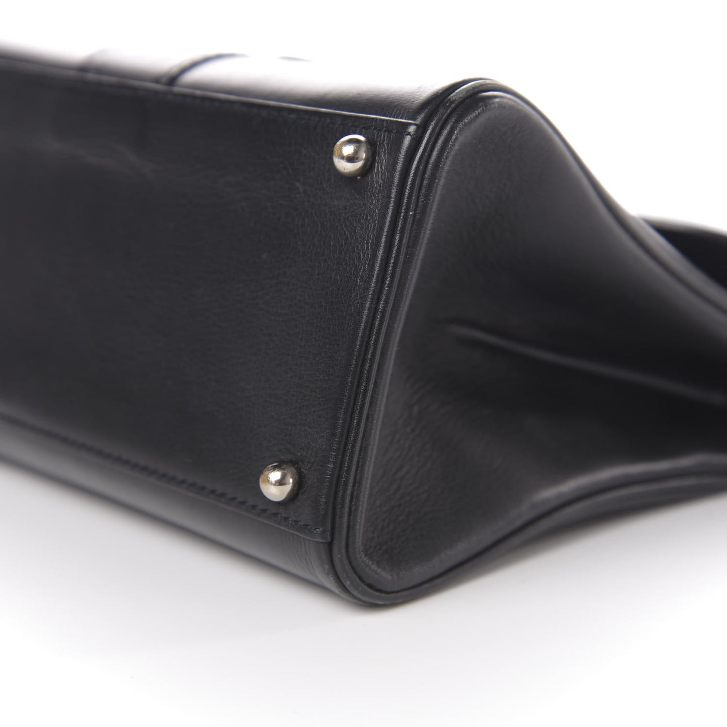 Calfskin Mini Brillant Satchel Black