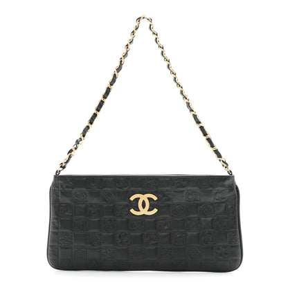 Chanel Lambskin Precious Symbols Pochette Black 1 of 10
