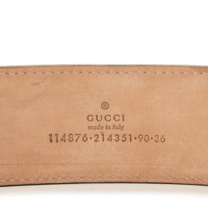 Gucci Monogram Interlocking G Belt 90 36 Brown 5 of 6