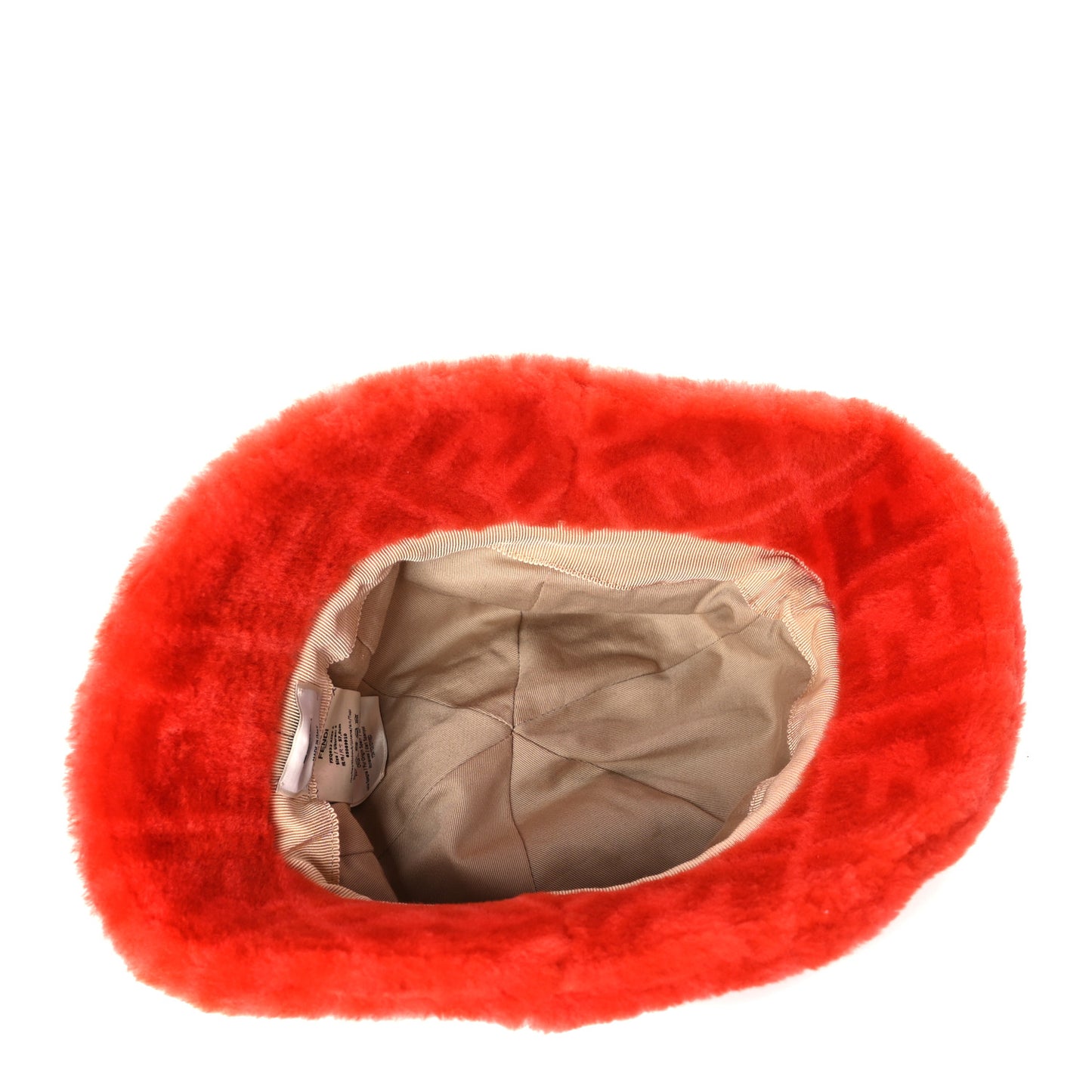 Wool FF Bucket Hat S Papaya