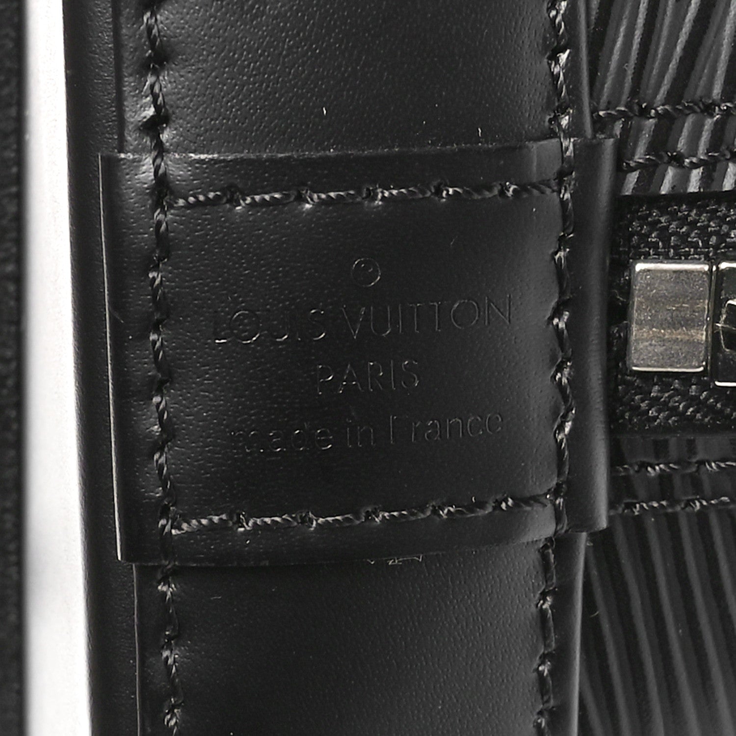 Louis Vuitton Epi Alma BB Black 6 of 9