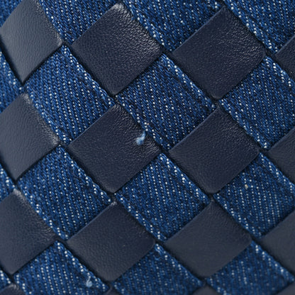 Bottega Veneta Denim Calfskin Intrecciato Large Hop Abyss Indigo 11 of 11