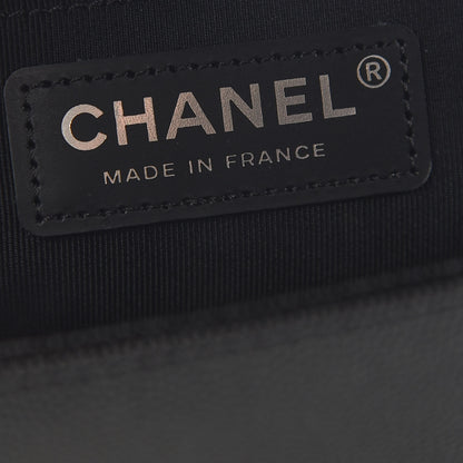 Chanel Caviar Quilted Medium Boy Flap Black 6 of 9
