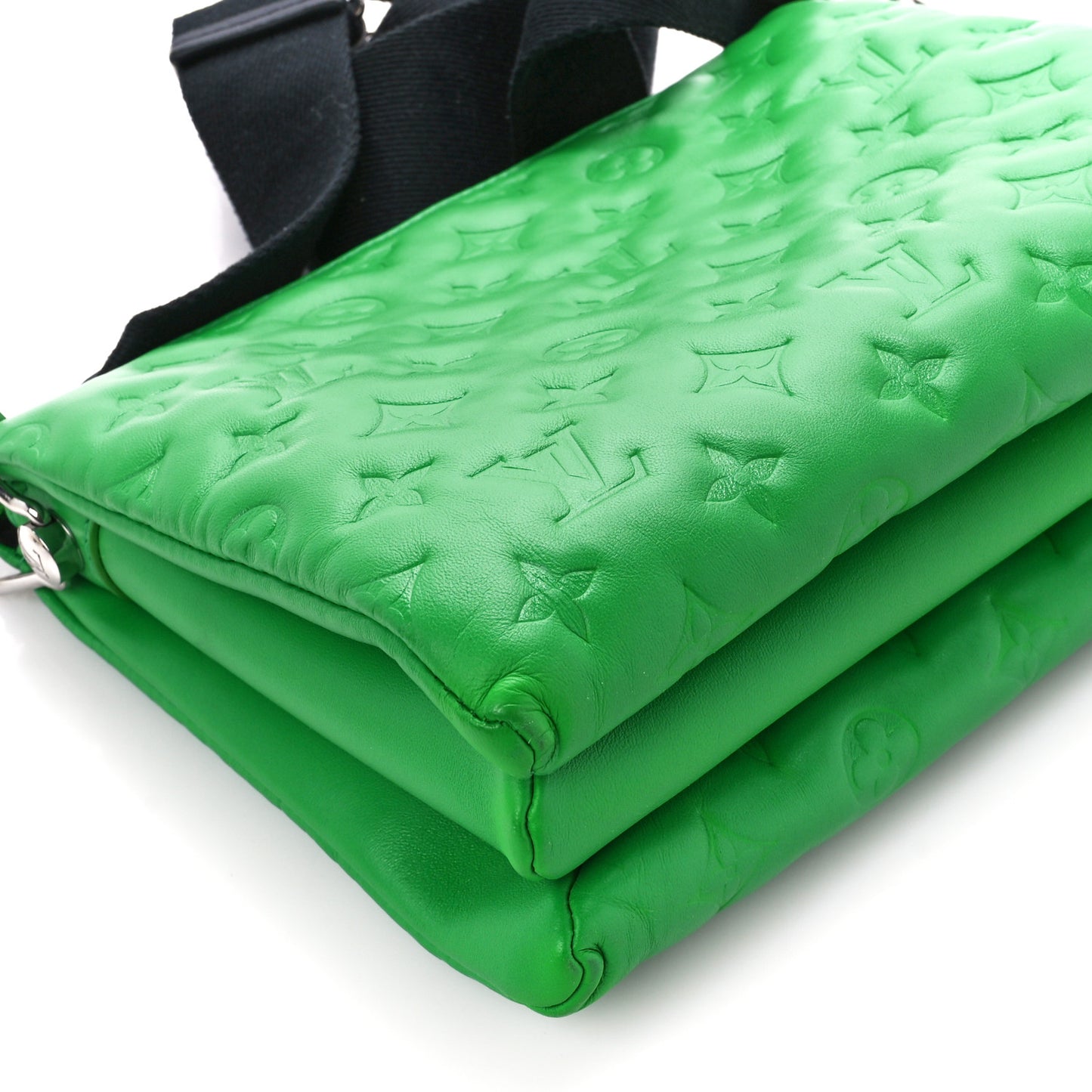 Lambskin Embossed Monogram Coussin PM LV Motion Green