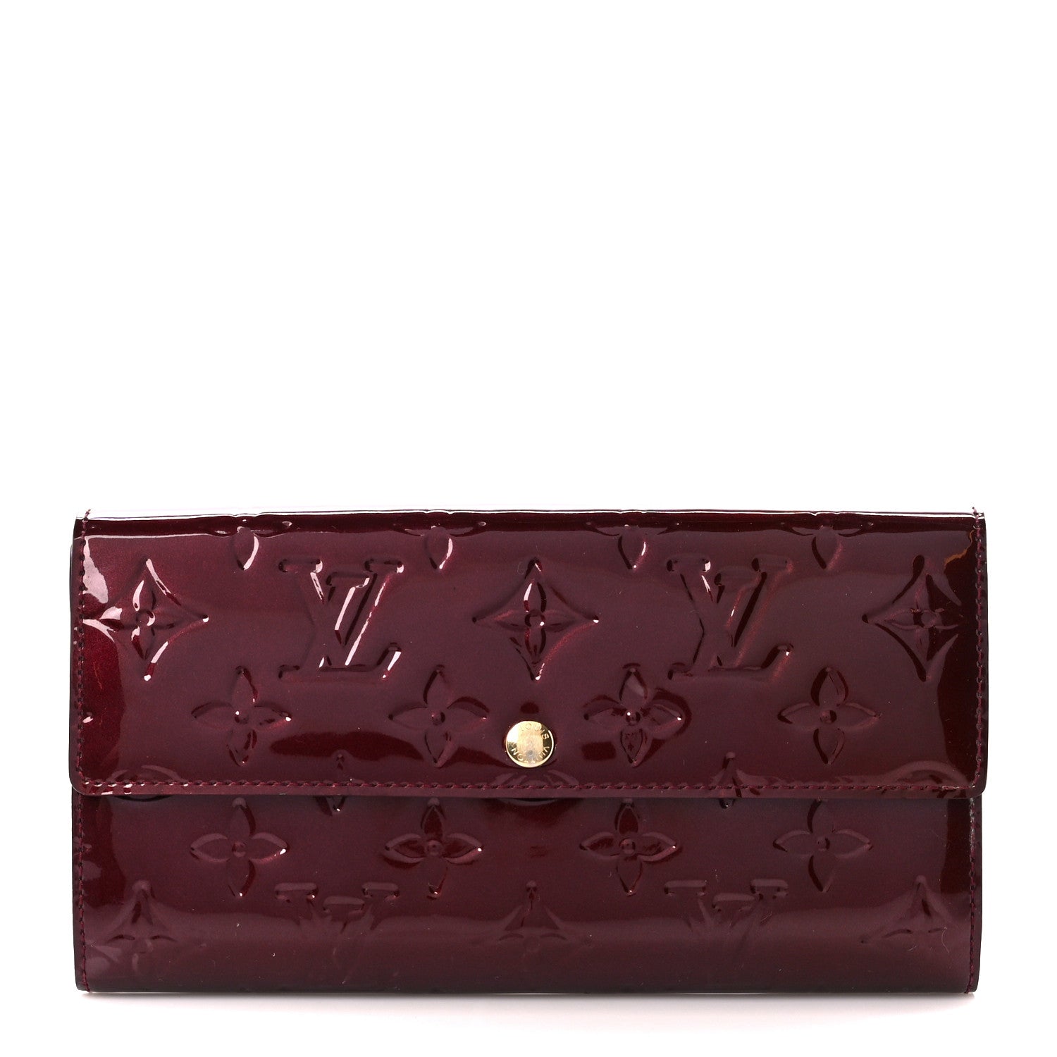 Louis Vuitton Vernis Sarah Wallet Rouge Fauviste 1 of 9