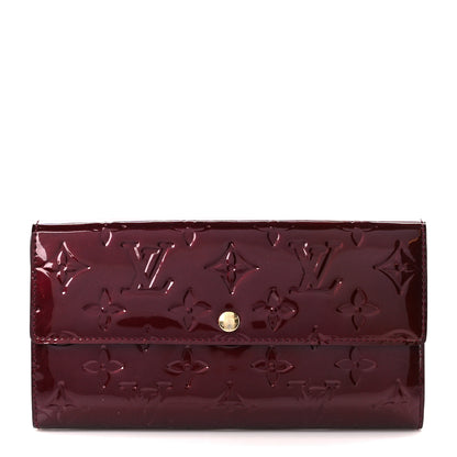 Louis Vuitton Vernis Sarah Wallet Rouge Fauviste 1 of 9