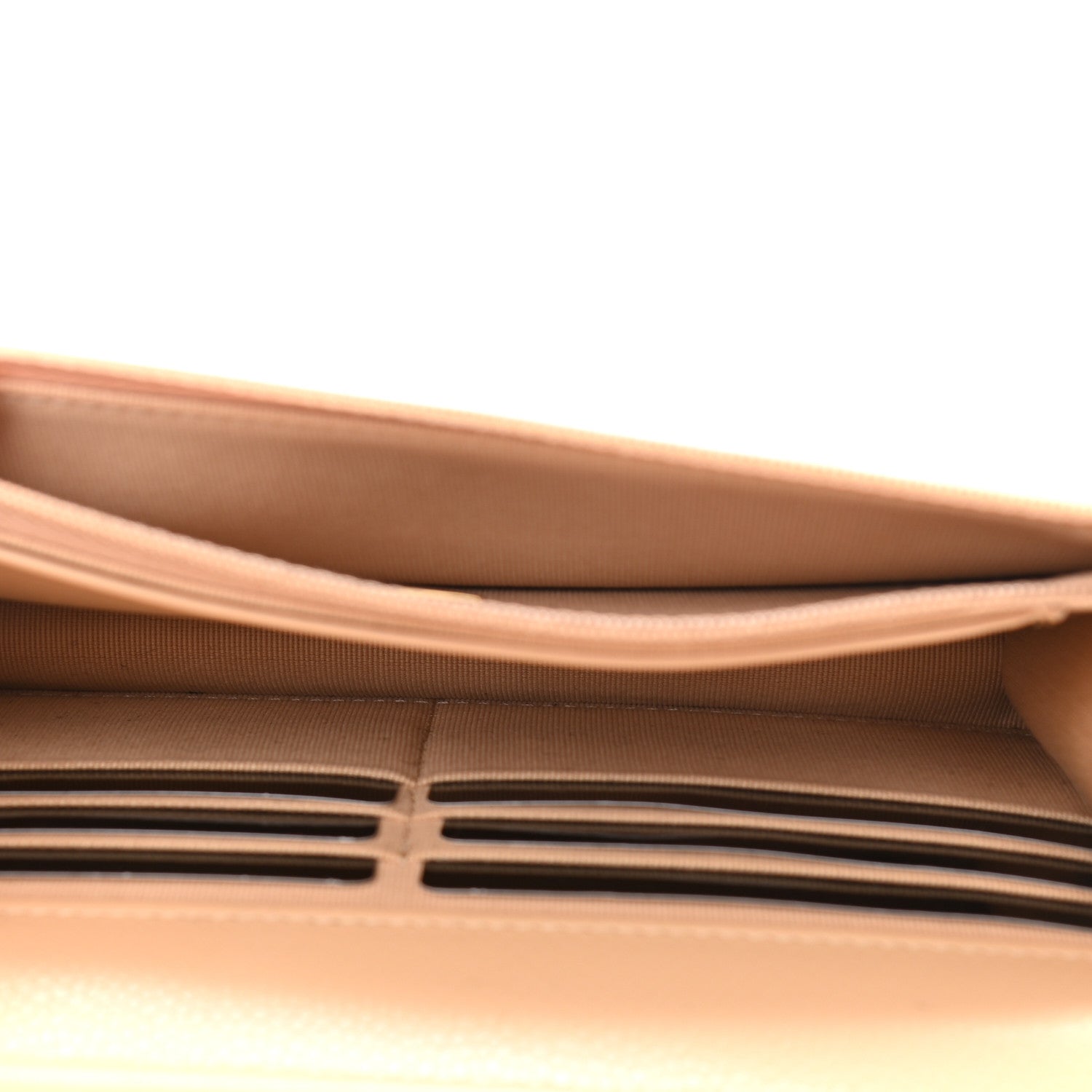 Chanel Caviar Quilted Wallet On Chain WOC Beige 5 of 12