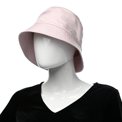 Prada Re-Nylon Metal Triangle Logo Womens Bucket Hat XL Alabastro 2 of 8