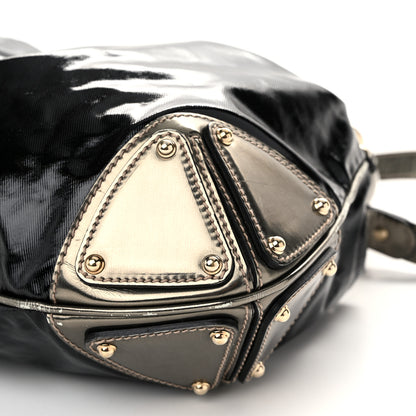 Gucci Coated Canvas Medium Indy Top Handle Hobo Black 10 of 12
