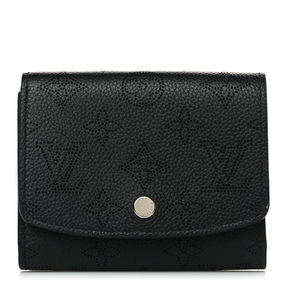 Louis Vuitton Mahina Iris Compact Wallet NM Black 1 of 6