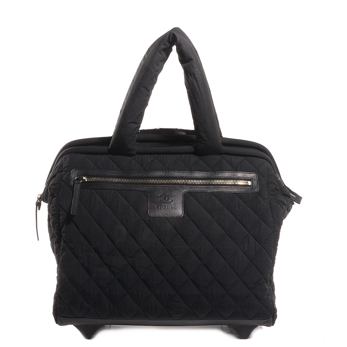 Nylon Quilted Coco Cocoon Trolley Black