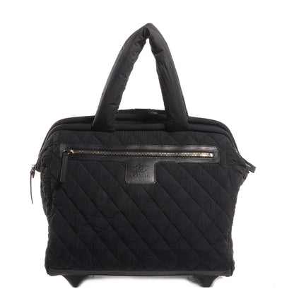 Chanel Nylon Quilted Coco Cocoon Trolley Black 1 of 7