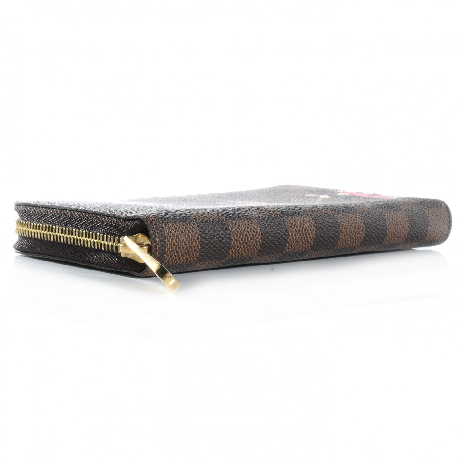 Louis Vuitton Damier Ebene Illustre Zippy Wallet Violet 7 of 9