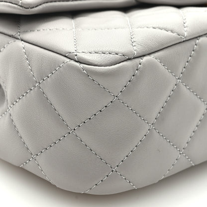 Chanel Lambskin Quilted Mini Rectangular Pearl Crush Flap Grey 8 of 9