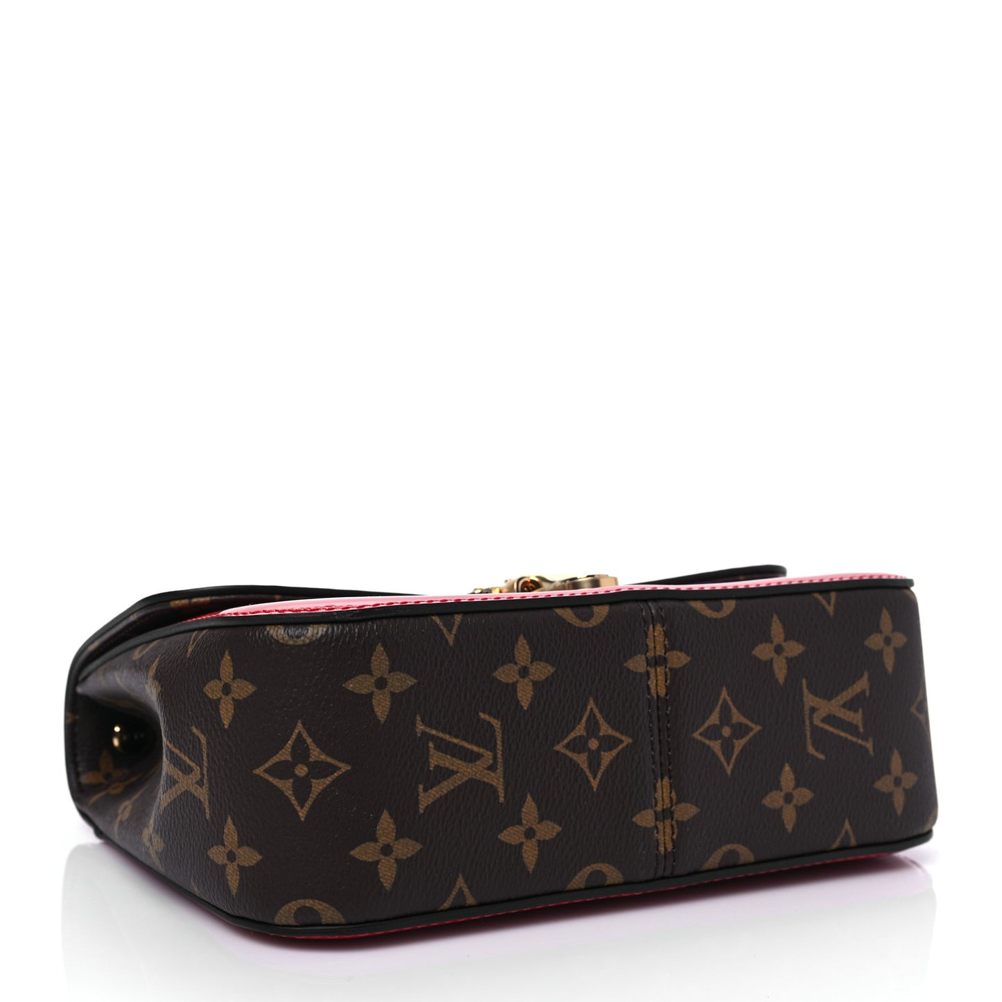 Patent Calfskin Monogram Cherrywood BB Scarlet