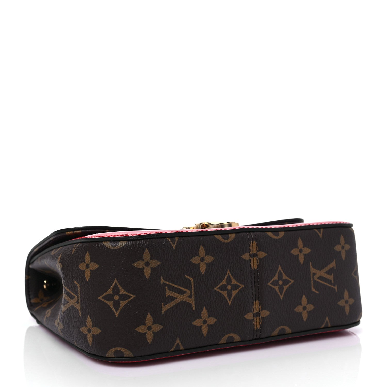 Louis Vuitton Patent Calfskin Monogram Cherrywood BB Scarlet 4 of 7