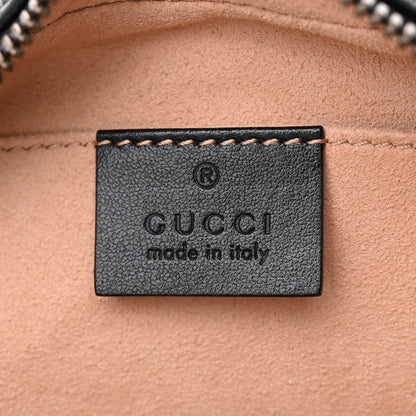 Gucci Calfskin Matelasse Small GG Marmont Chain Shoulder Bag Black 6 of 10