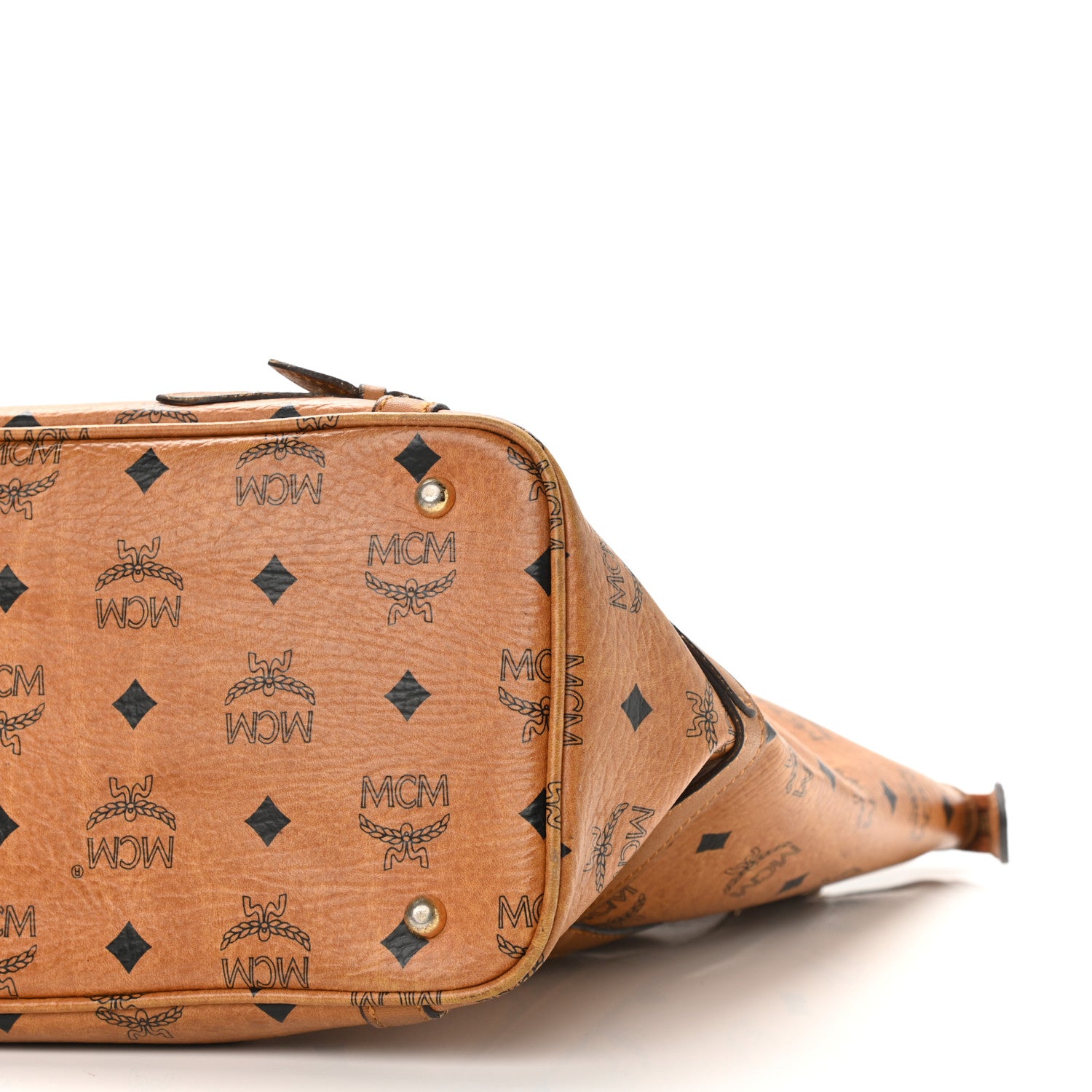 MCM Visetos Shoulder Bag Cognac 5 of 16
