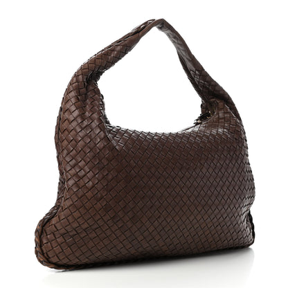Bottega Veneta Nappa Intrecciato Large Veneta Hobo Ebano 3 of 9