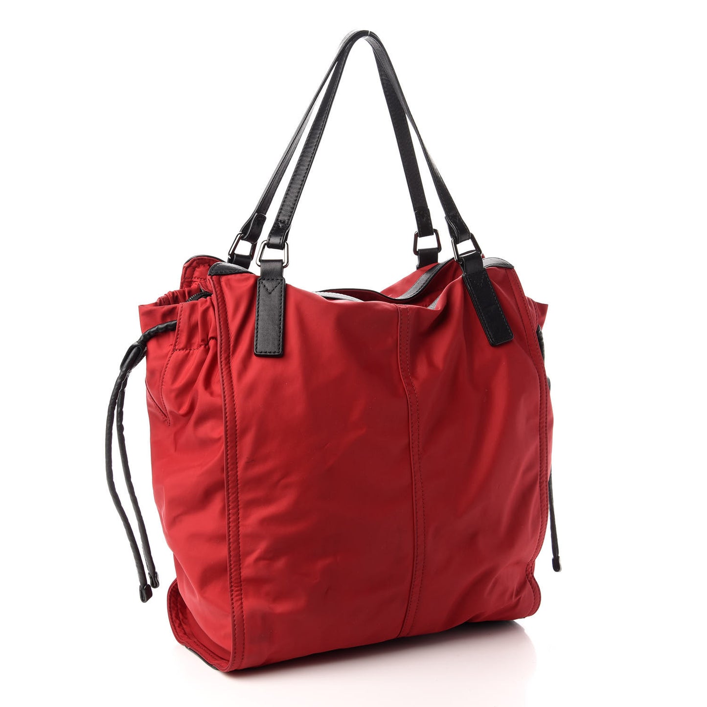 Nylon Buckleigh Packable Tote Bag Red