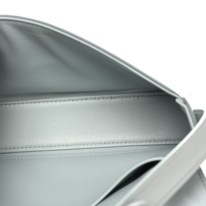 Celine Shiny Calfskin Triomphe Shoulder Bag Soft Blue 5 of 10