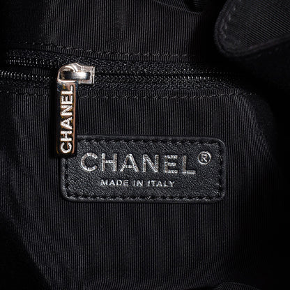 Chanel Vinyl Stretch Spirit Large Cabas Black 7 of 7