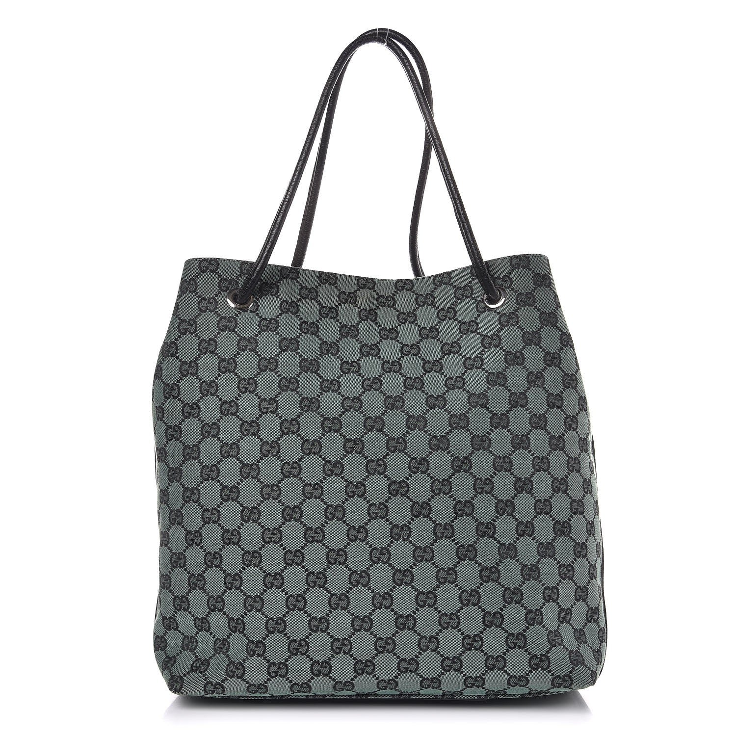 Gucci Monogram Gifford Tote Green 1 of 10
