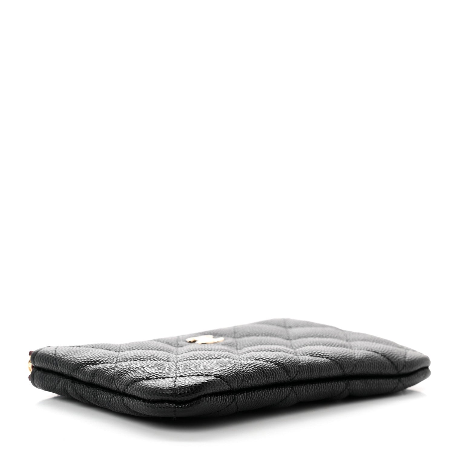 Chanel Caviar Quilted Small Cosmetic Case Black 4 of 8