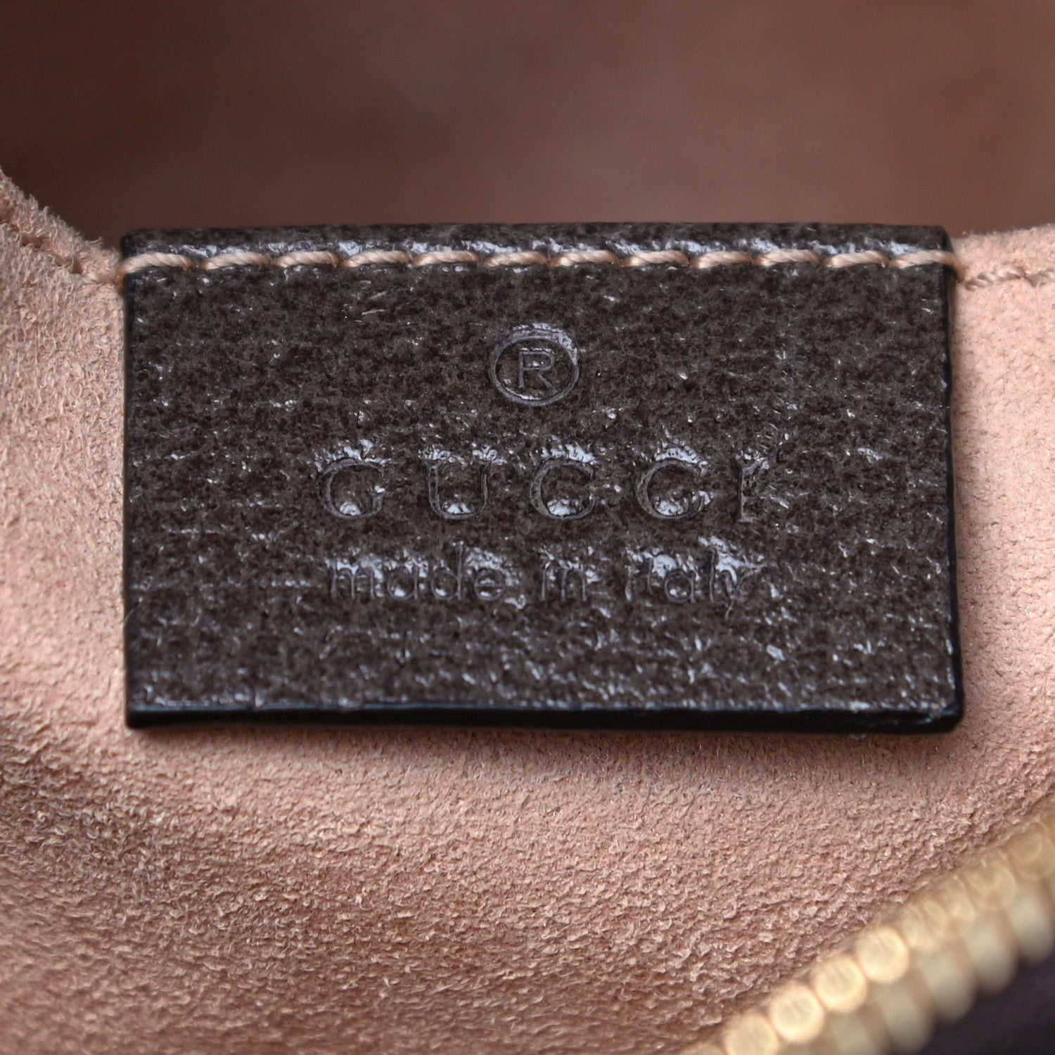 Gucci GG Supreme Monogram Mini Ophidia Top Handle Shoulder Bag Brown 6 of 11