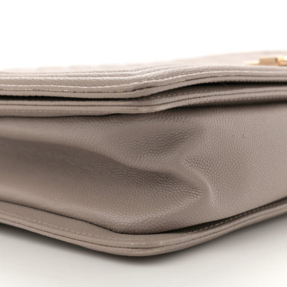 Chanel Caviar Quilted Large Boy Flap Beige 9 of 12