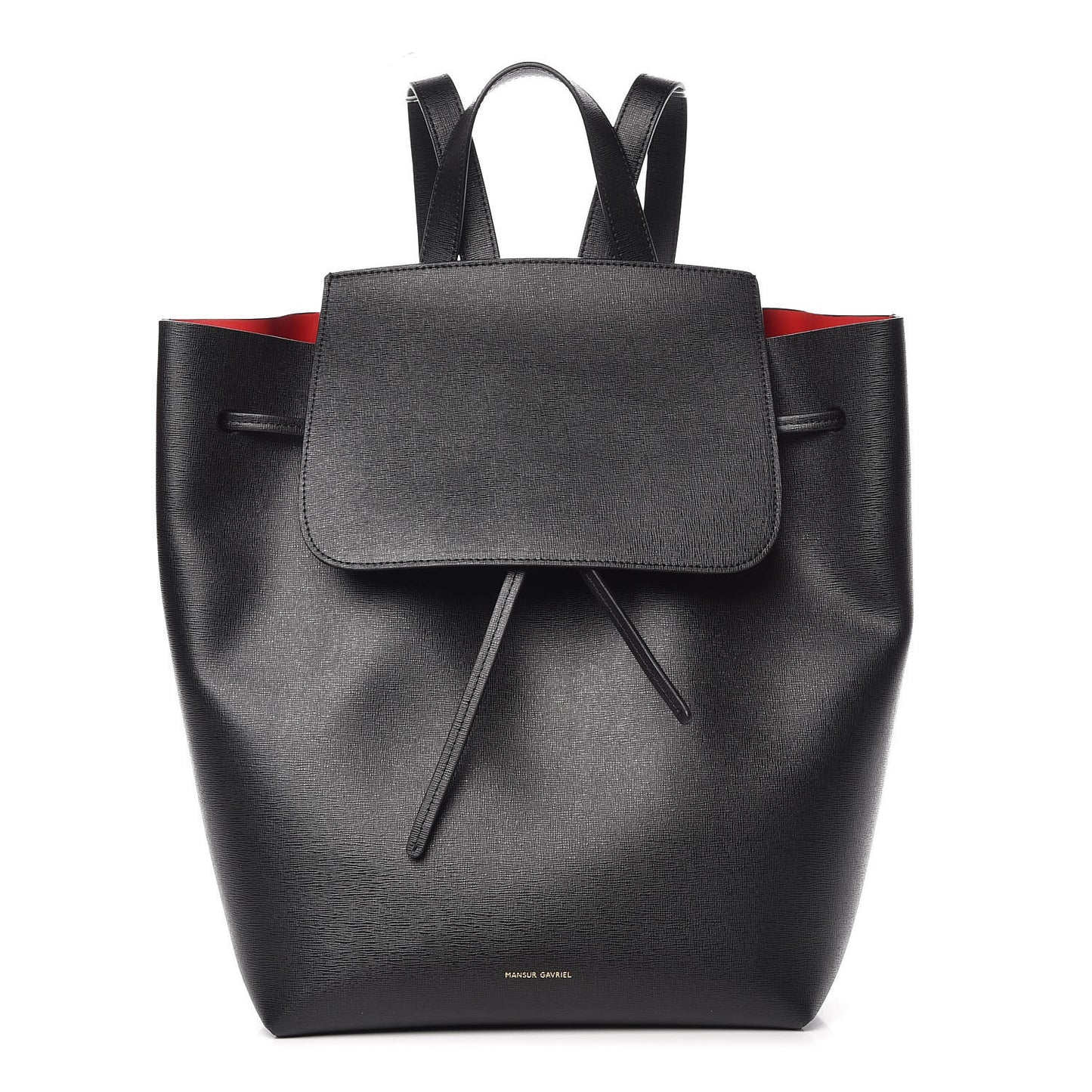 Saffiano Backpack Black Flamma